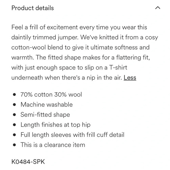 Boden Aimee Pointelle Sweater in Formica Pink Wool blend - Picture 4 of 12